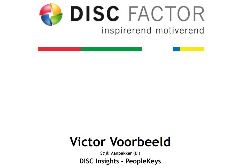 DISC voorblad